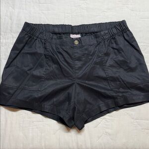 Isabel Maternity by Ingrid & Isabel Twill Shorts -‎ Black NWT